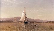 Francis A.Silva The Hudson at Tappan Zee oil painting artist